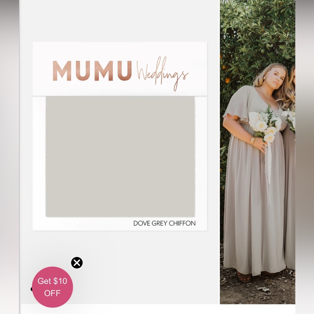 Dove Grey Bridesmaid dress— Show Me Your Mumu